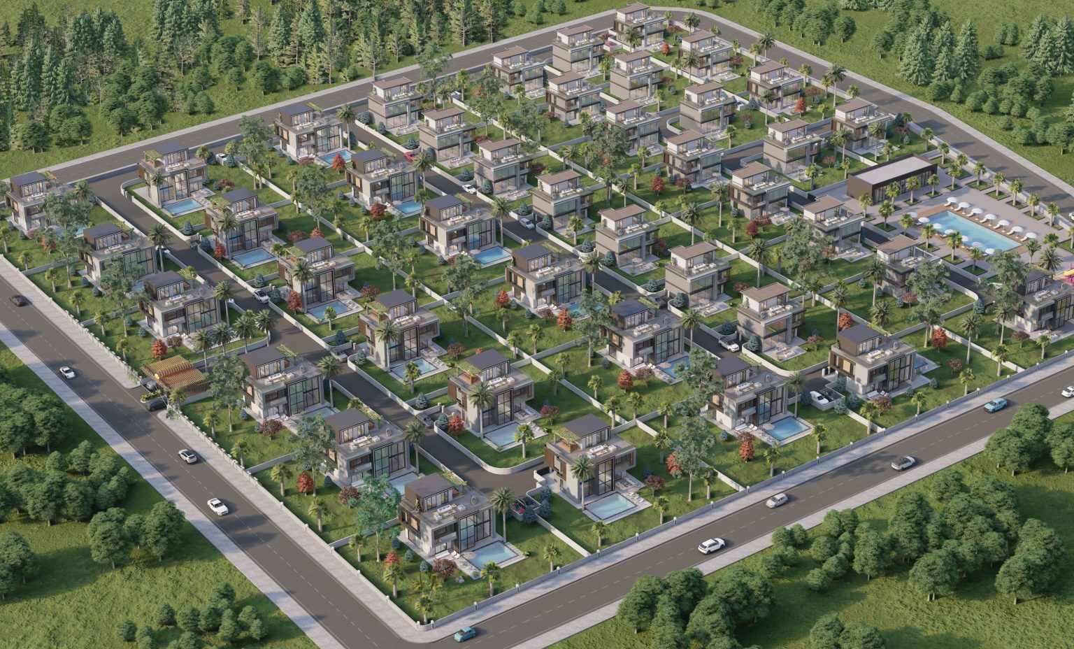 Trakpark Premium - 42 Adet Villa ve Sosyal Tesis